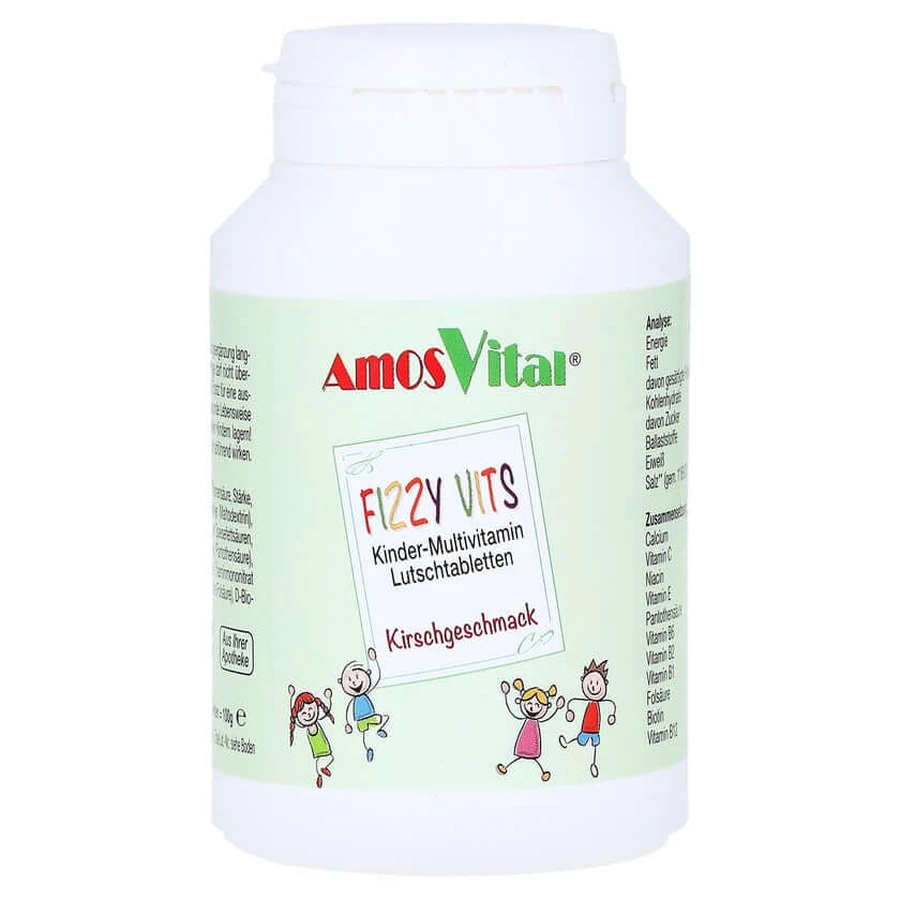 Fizzy VITS vitaminas para niños AmosVital Luts 50 St