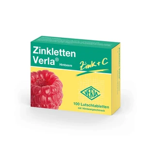 Zinc comprimidos Verla pastilla de frambuesa 100 St