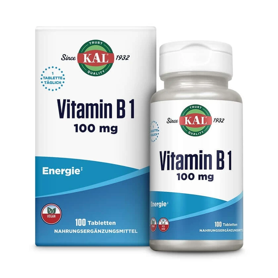KAL Vitamin B1 Thiamine 100 mg 100 St