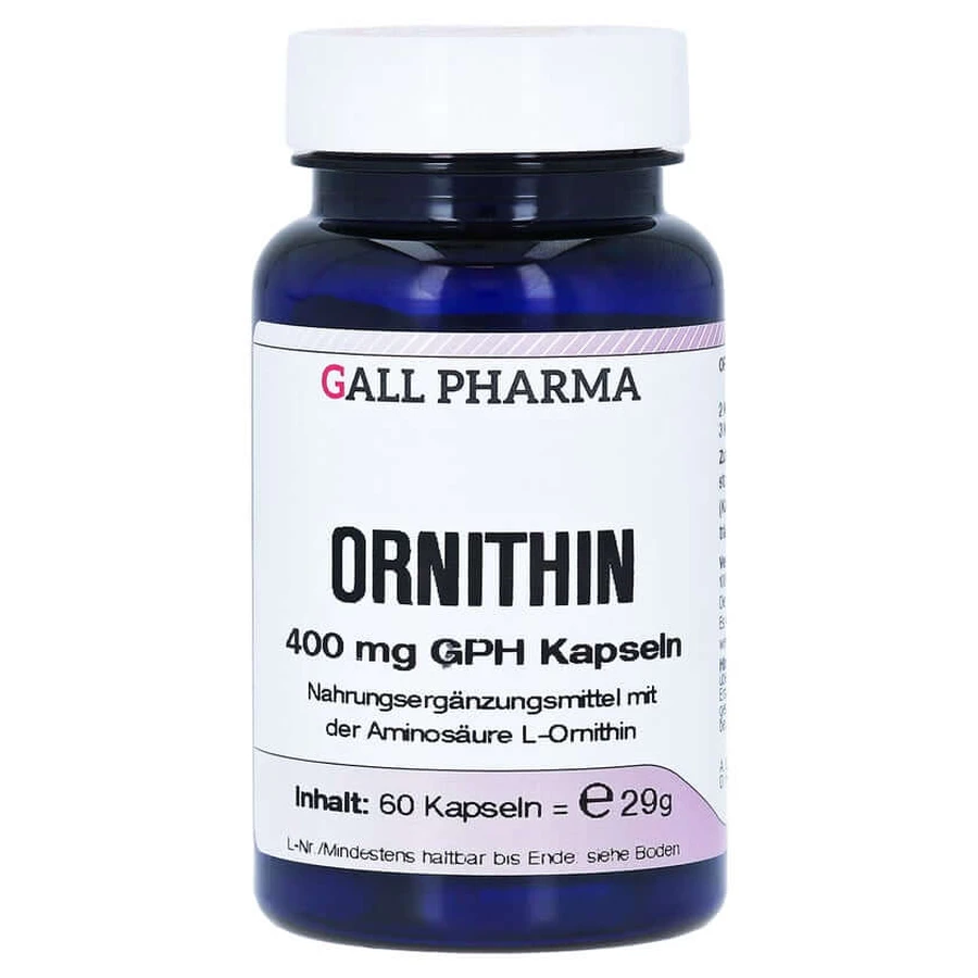 Ornithine 400 mg GPH Capsules 60 Capsules