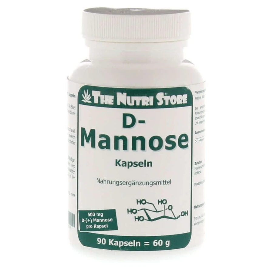 D-mannose 500 mg vegetarische capsules 90 Capsules