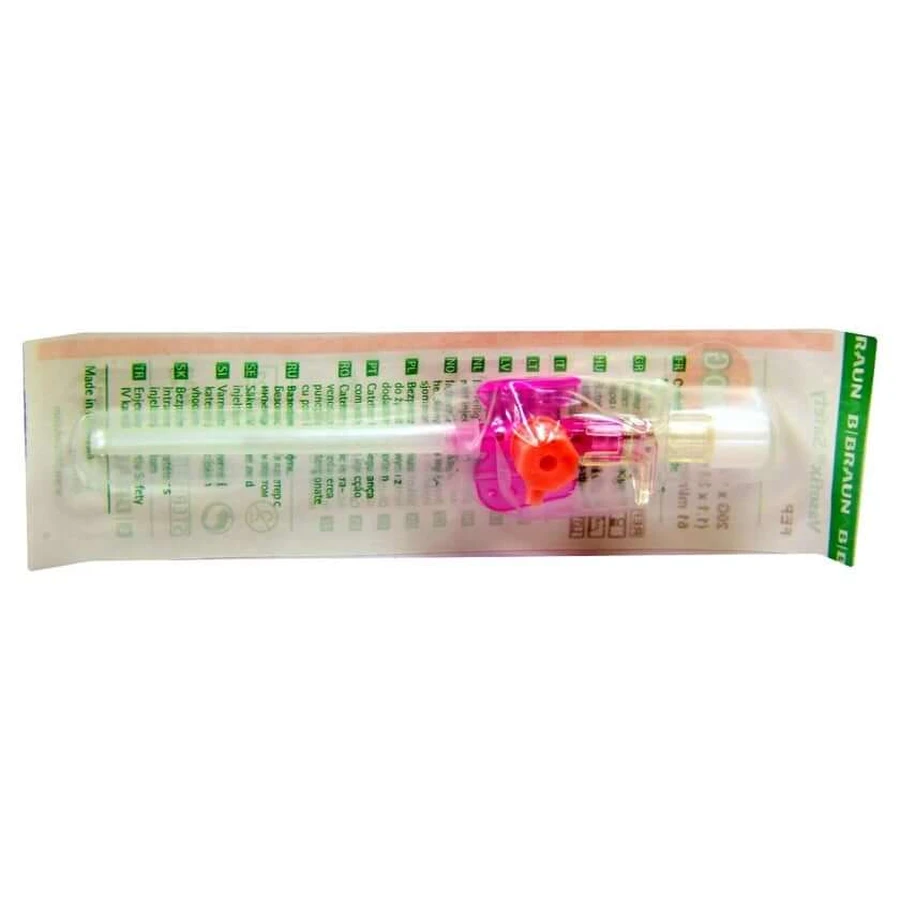 B. Braun Vasofix Safety catéter intravenoso rosa, FEP 20G, 1,1 x 33 mm 1 ud.