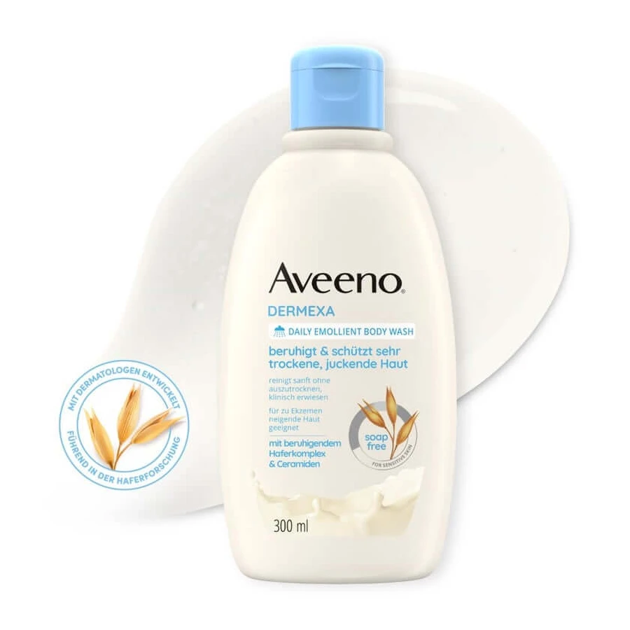 Aveeno Dermexa Verzachtende Douchecrème 300 ml