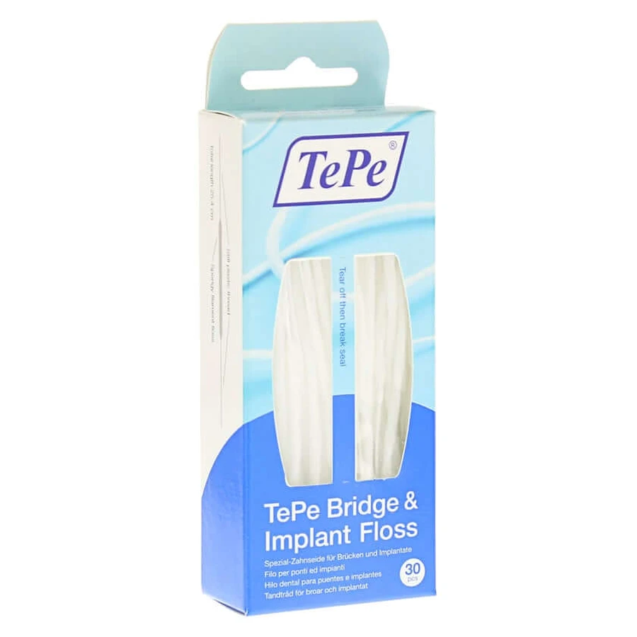 TEPE brug & implantaat flosdraad 1 st