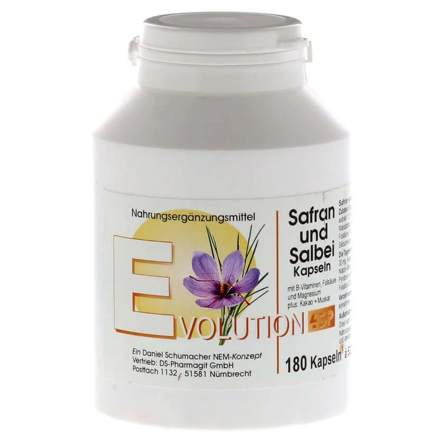 Saffron AND Sage Capsules 180 Capsules