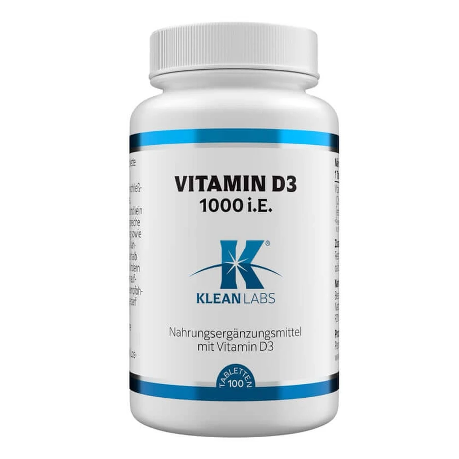 Klean Labs Vitamin D 1000 i.U. 100 pcs.