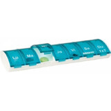 Organizador semanal de medicamentos, Anabox