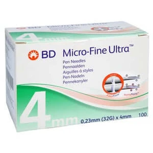 BD Micro-fine Ultra pen needles 0.23x4 mm 100 pcs.