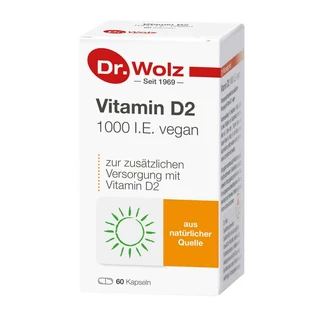 Vitamin D2 1000 I.E. vegan Kapseln 60 St