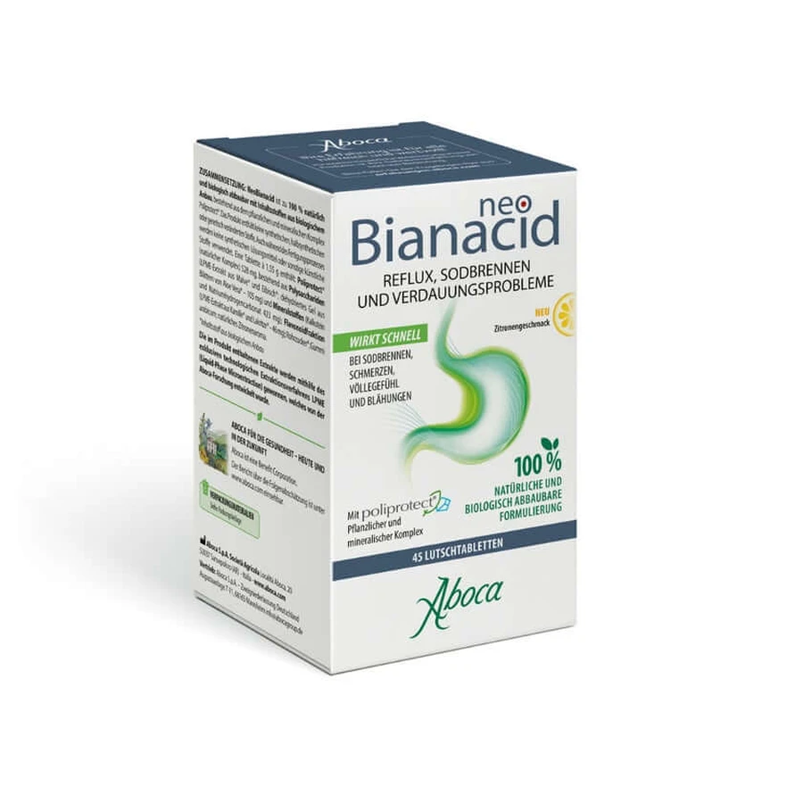Neo Bianacid Lutschtabletten Zitronengeschmack 45 St