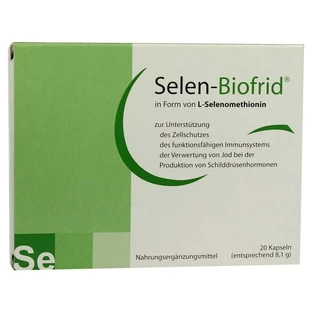 Selenium Biofrid Capsules 20 Capsules