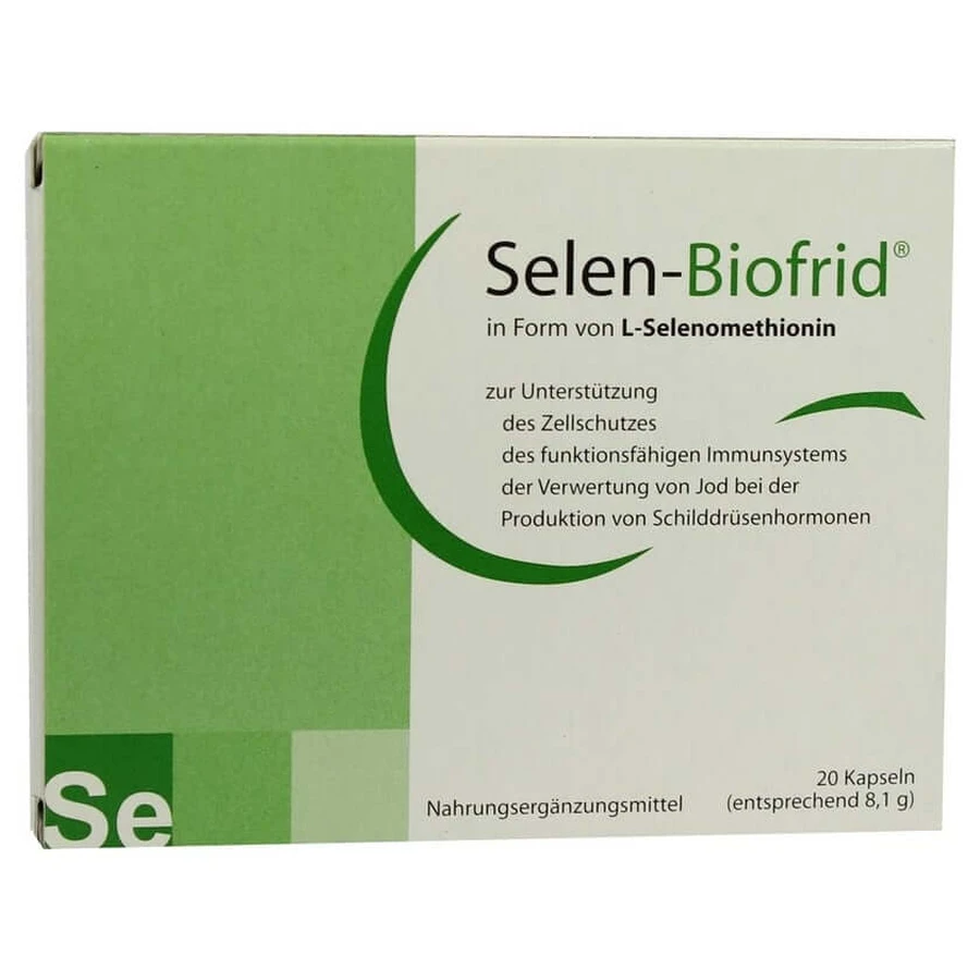 Selenium Biofrid Capsules 20 Capsules