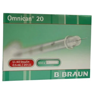 Omnican Insulinspr.0,5 ml U40 c.Kan.0,30 100X1 ud.