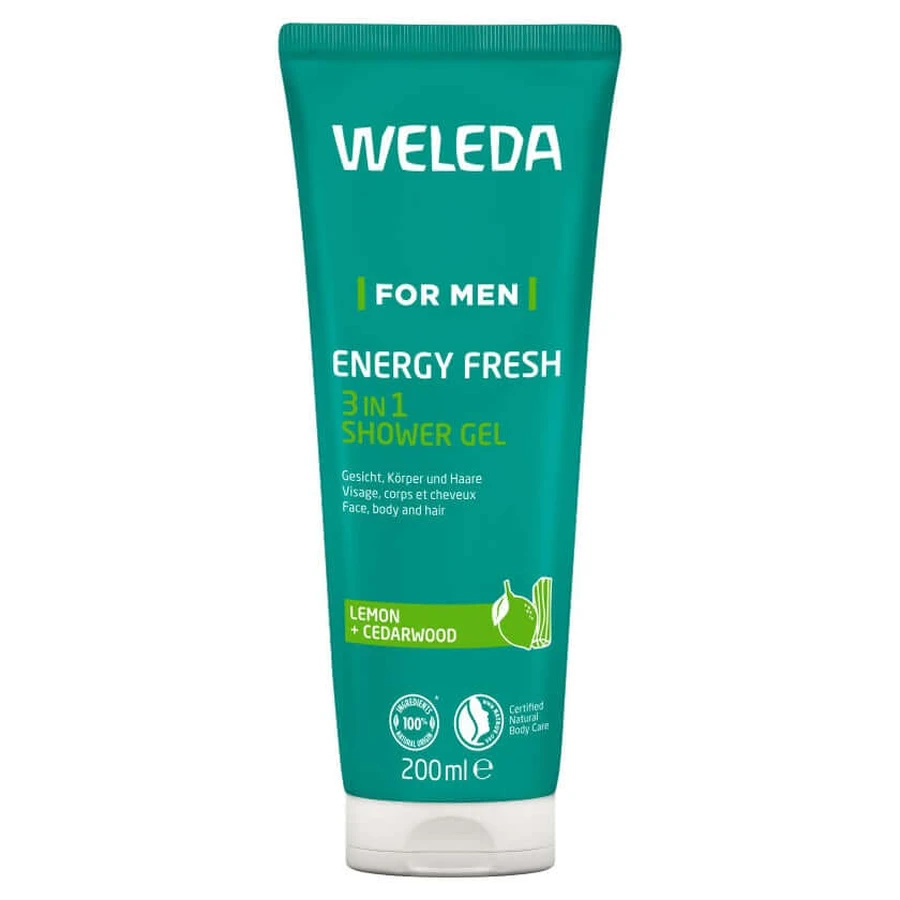 Weleda For Men Gel de Ducha Energy Fresh 3en1 200 ml