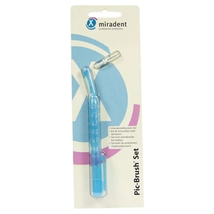 Cepillo interdental Miradent Pic-Brush set de 1 azul transparente 1 ud.