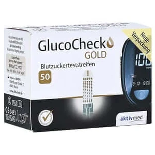 Glucocheck GOLD bandelettes de test de glycémie 50 pcs.