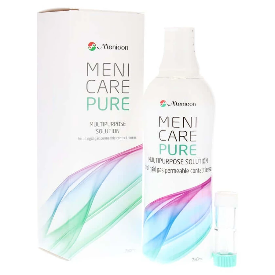 MENI CARE Solución pura para lentes de contacto duras 250 ml