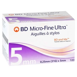 Aiguilles BD Micro-fine Ultra 0.25x5 mm 100 pcs.