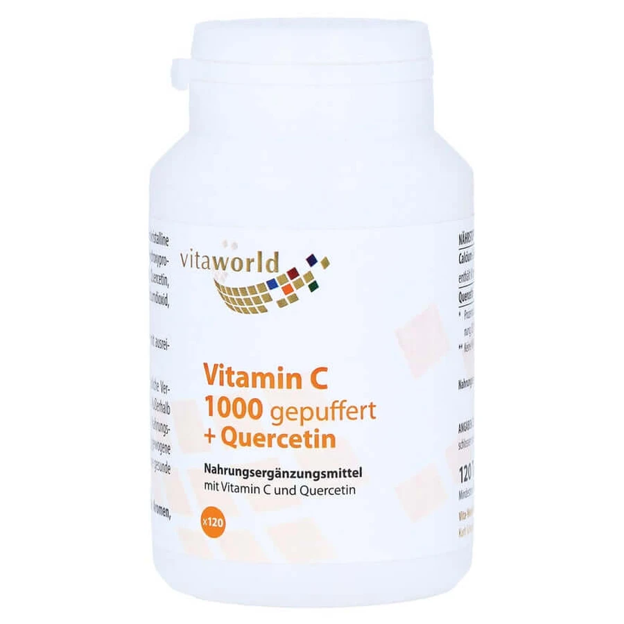 Vitamin C 1000 buffered+Quercetin Table 120 St