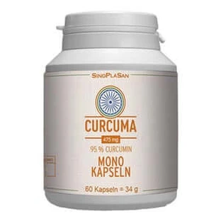 Curcuma 475 mg 95% Curcumin Mono-Kapseln 60 St