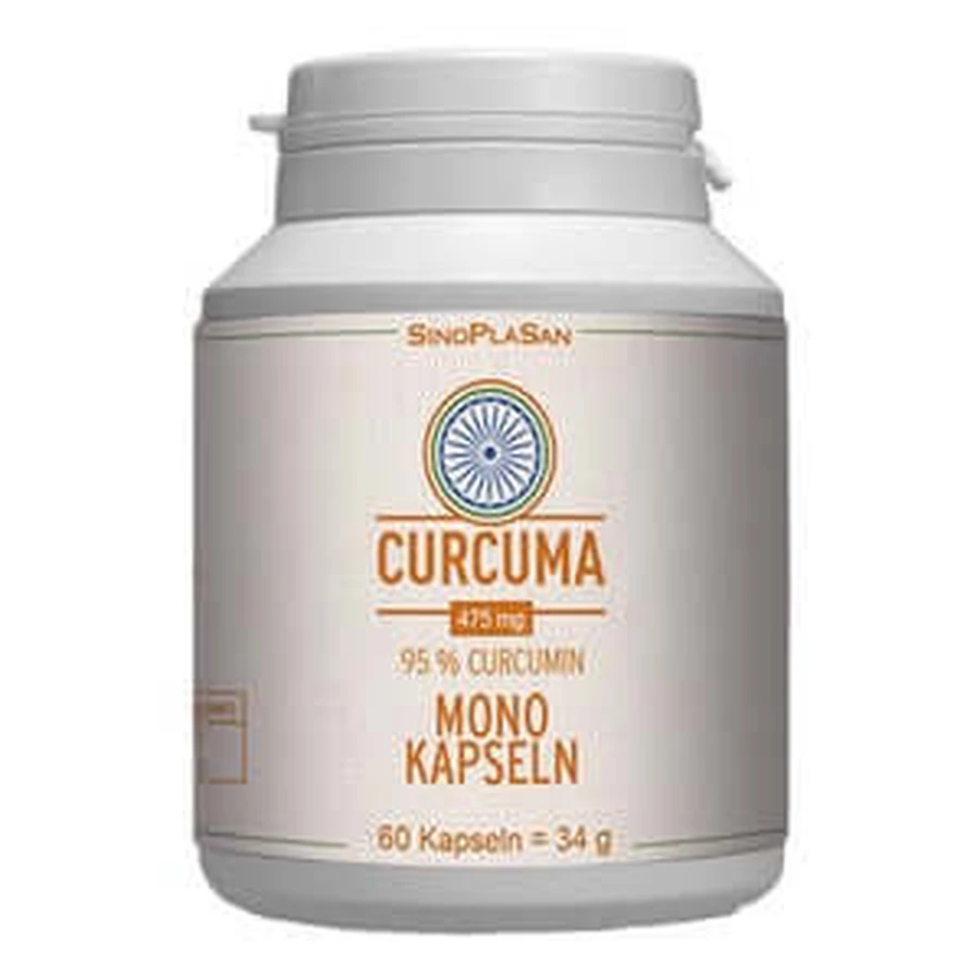 Curcuma 475 mg 95% Curcumin Mono-Kapseln 60 St