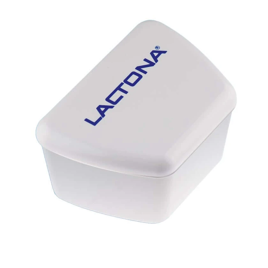 Boîte à dentiers avec couvercle à charnière Lactona 1 pc