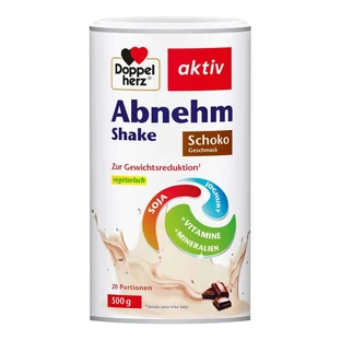 Double heart active slimming shake with chocolate flavor 500 g