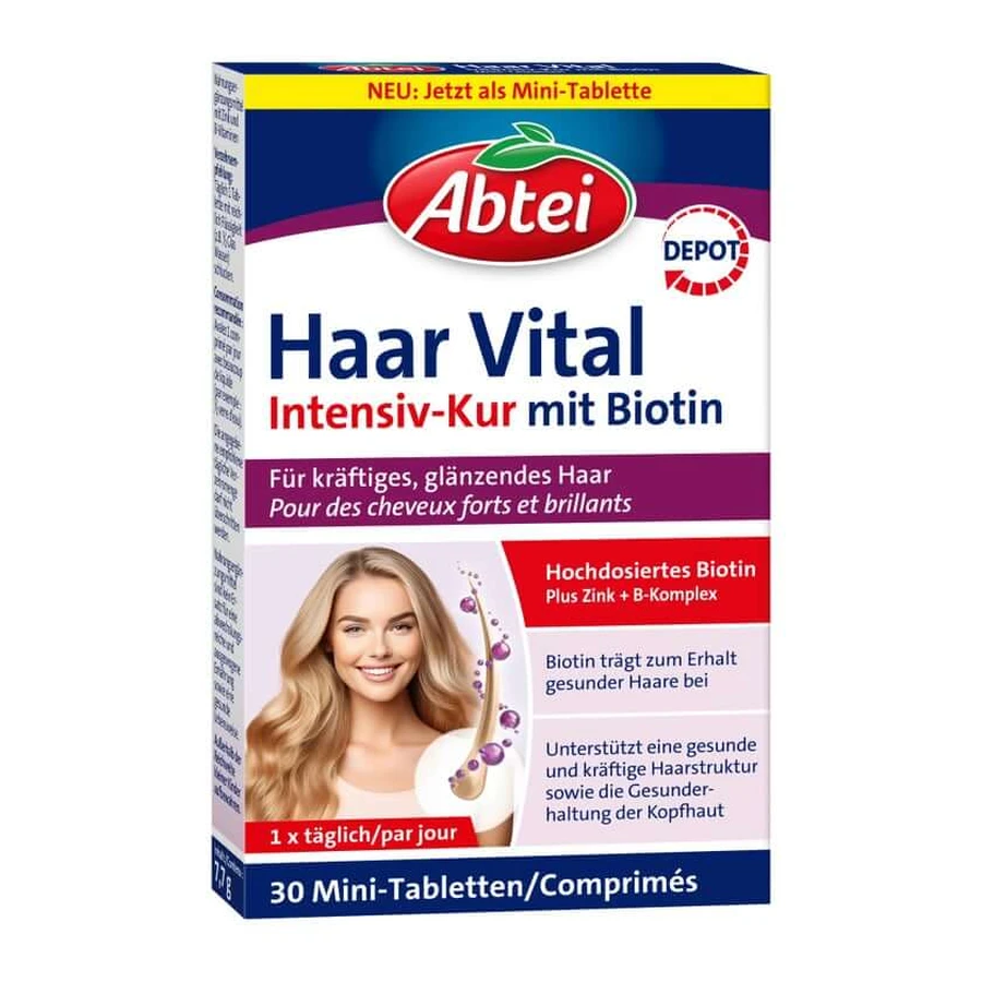Abbey Hair Vital Tratamiento Intensivo Comprimidos 30 St