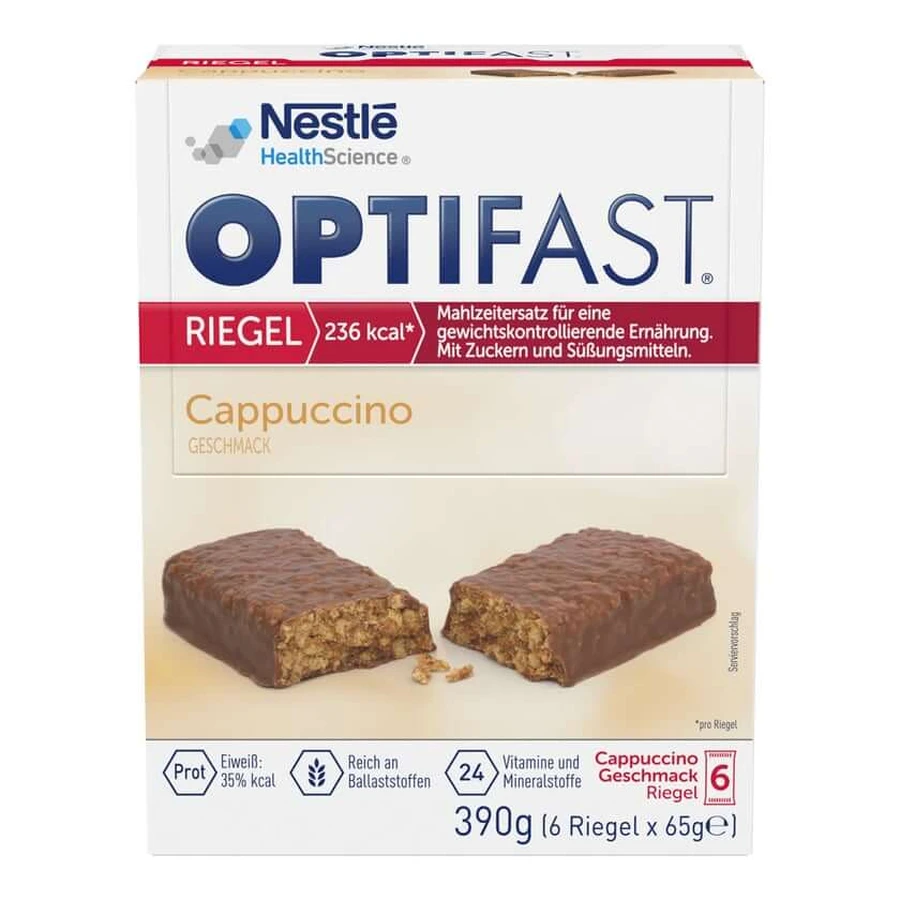 OPTIFAST Bar Cappuccino 6X65 g