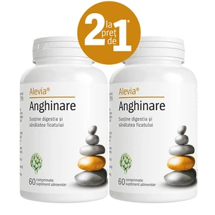 Package Artichoke 250 mg (2 for the price of 1), 60 + 60 tablets, Alevia