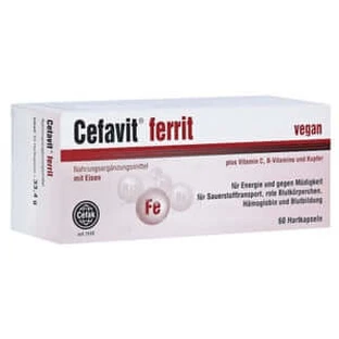 Cefavit Ferriet Hard Capsules 60 Capsules
