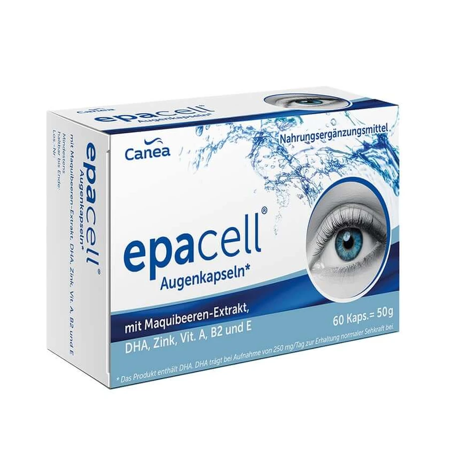 Epacell cápsulas oculares con maqui berry + DHA + EPA 60 uds.