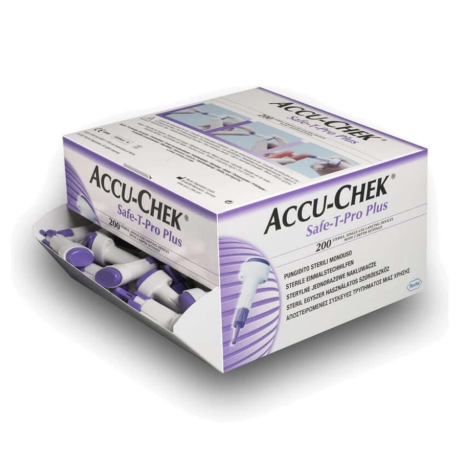 ACCU CHEK Safe T Pro Plus 200 uds.