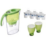 Confezione Mug Laica + 3 filtri Bi-flux + 2 bicchieri raccolta colori (J947E), Laica