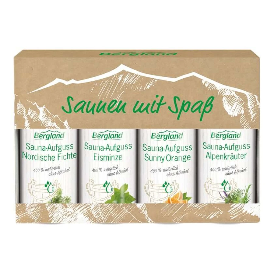Saunas with fun 4 different varieties Concentrate 4X50 ml