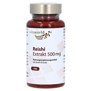 Reishi extract 500 mg capsules 100 Capsules