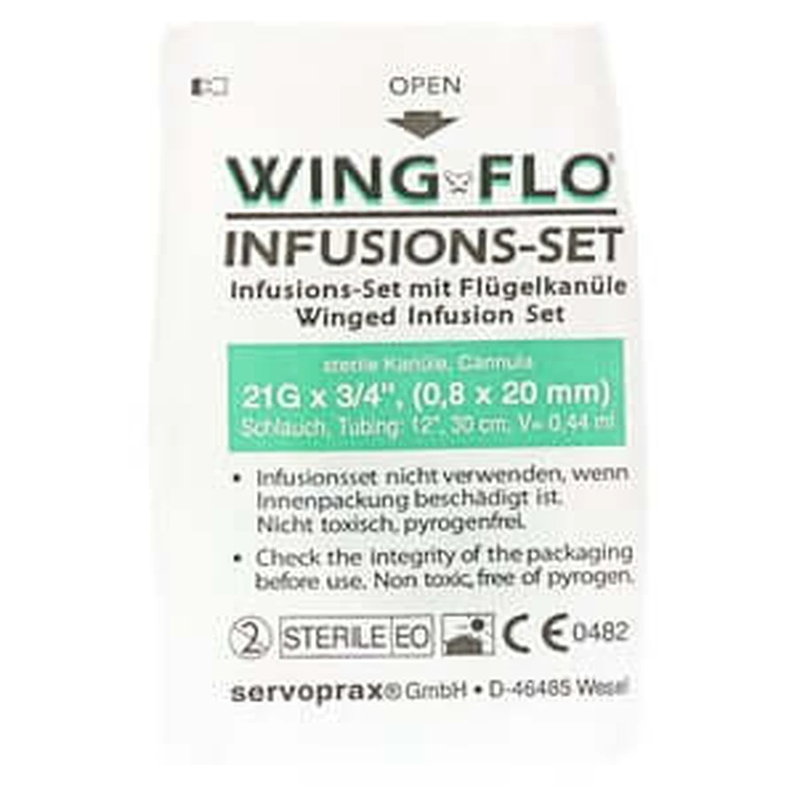 WING FLO Flügelkanüle 21 G 1 St