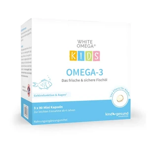 Omega 3 capsules kinderen vergelijking winnaar - White omega kids 270 St
