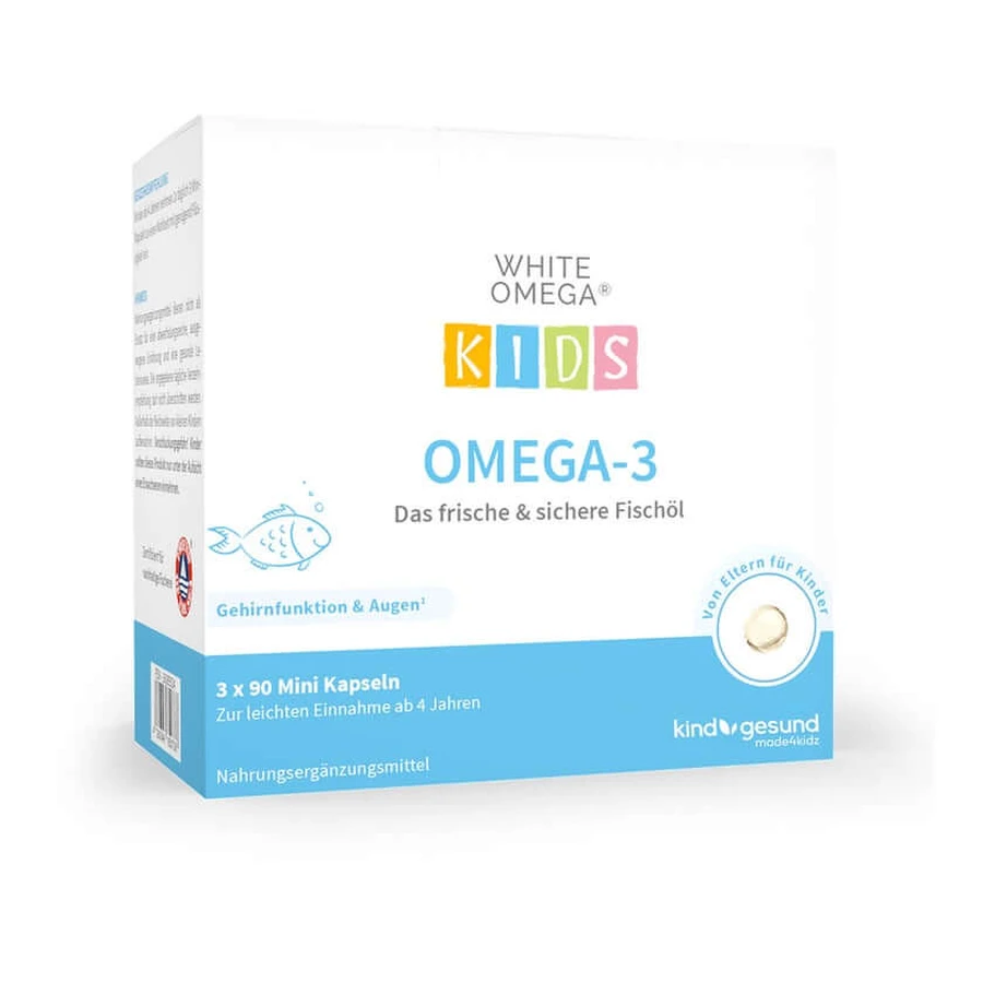 Omega 3 capsules kinderen vergelijking winnaar - White omega kids 270 St
