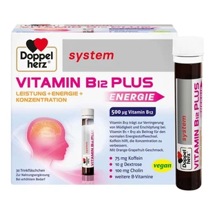 Doppelherz system Vitamin B12 Plus Performance + Energy + Concentration 30X25 ml