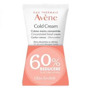 Cold Cream Geconcentreerde Handcrème, 50 ml + 50 ml, Avene