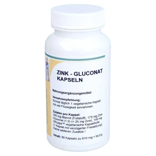 ZINC 25 mg Zink Gluconaat Capsules 90 Capsules