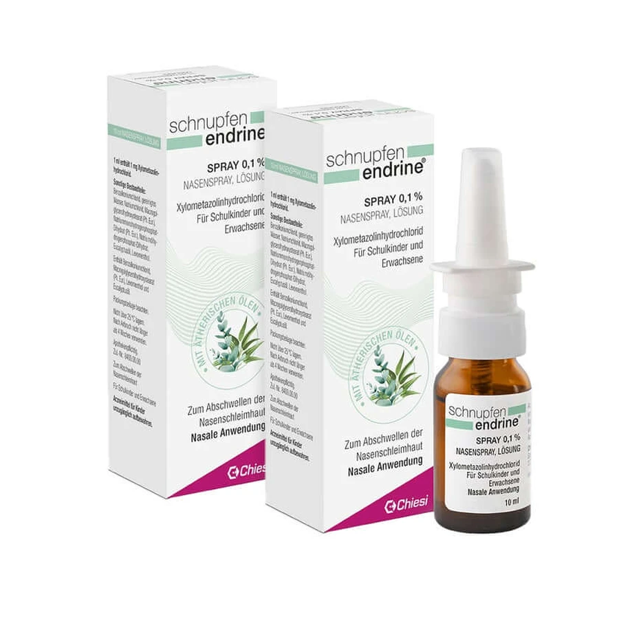 Koud Endrine Spray 0.1% dubbele verpakking 2X10 ml