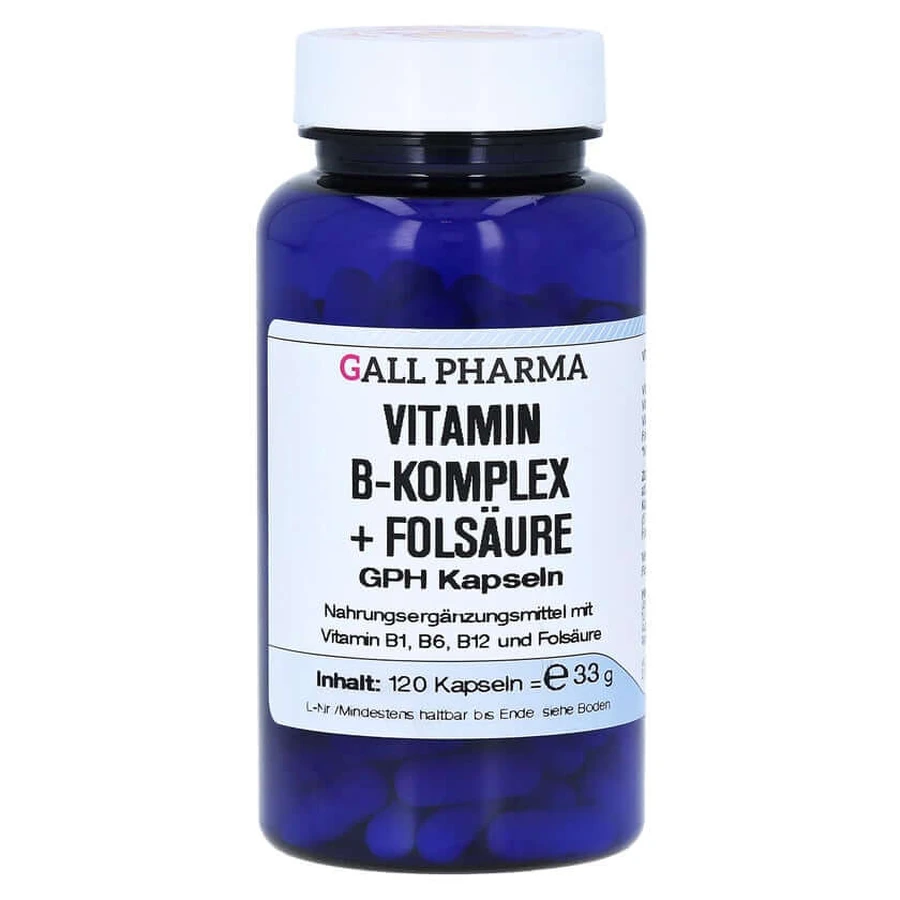 Vitamin B Complex+folic acid GPH Capsules 120 Capsules