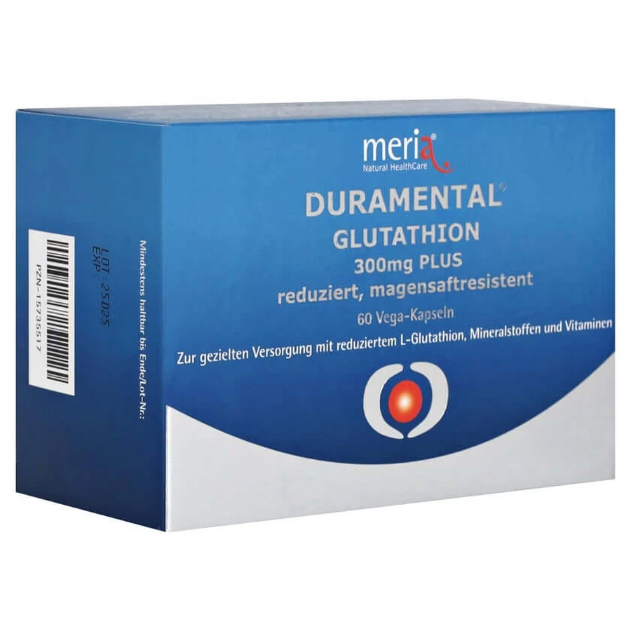 Duramental Glutatión 300 mg PLUS estómagos 60 uds.