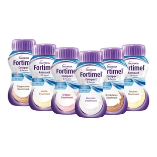 Fortimel Compact 2,4 kcal/ml drinkvoeding gemengde doos 8X4X125 ml