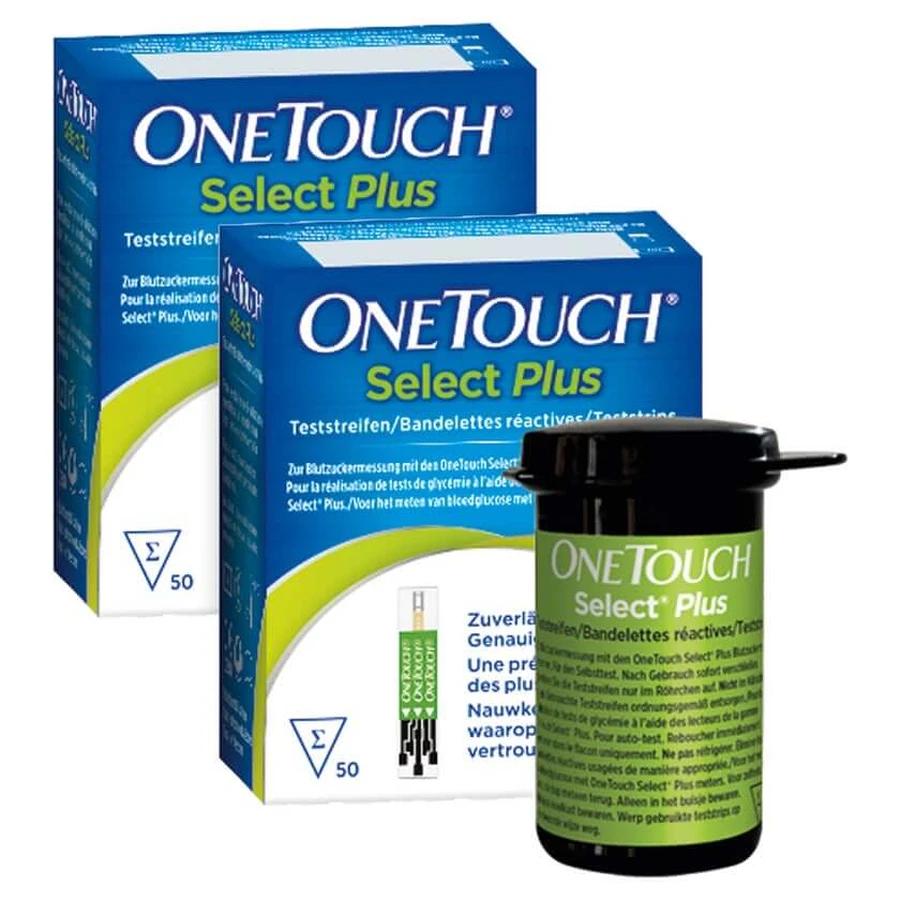 ONE Touch Select Plus Test Strips 2X50 pcs