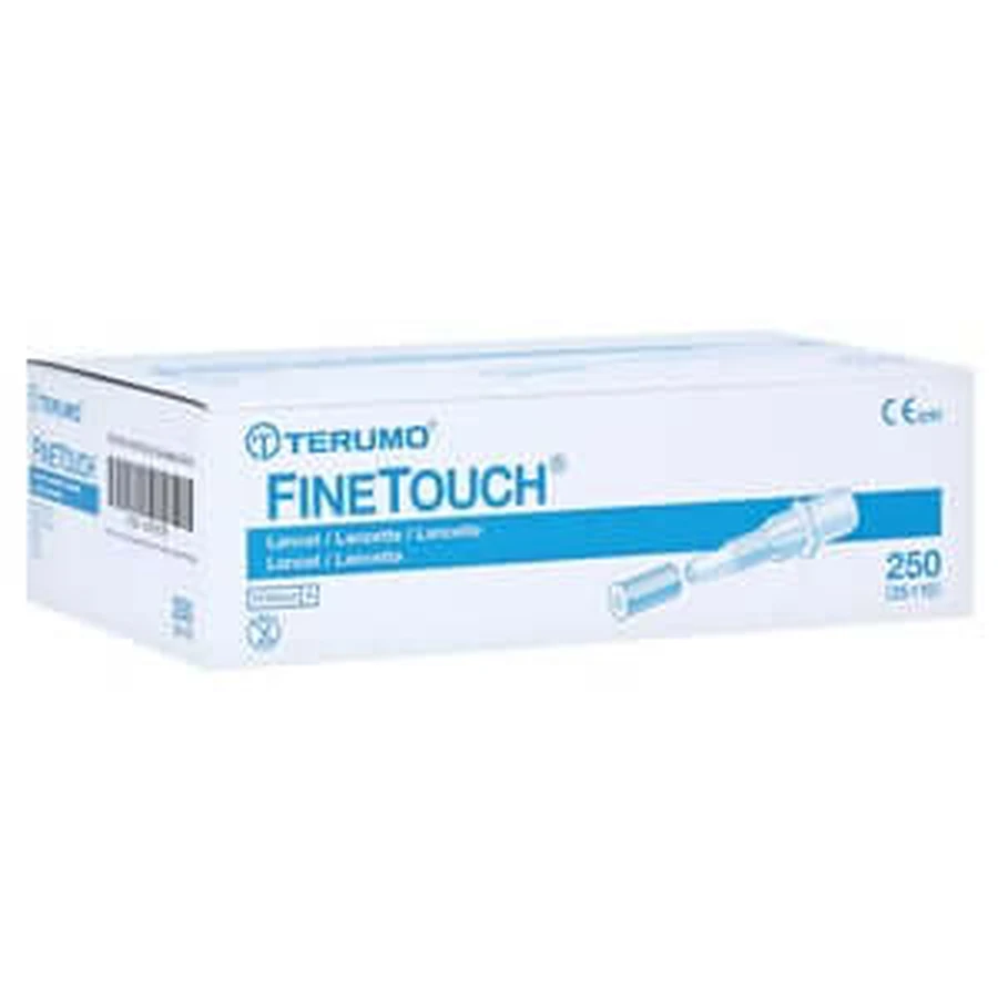 Lancetas desechables Terumo Finetouch 250 unidades