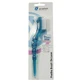 Miradent protheseborstel Protho Brush De Luxe blauw transparant 1 st