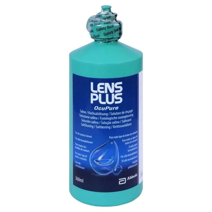 LENS PLUS Ocupure saline solution 360 ml